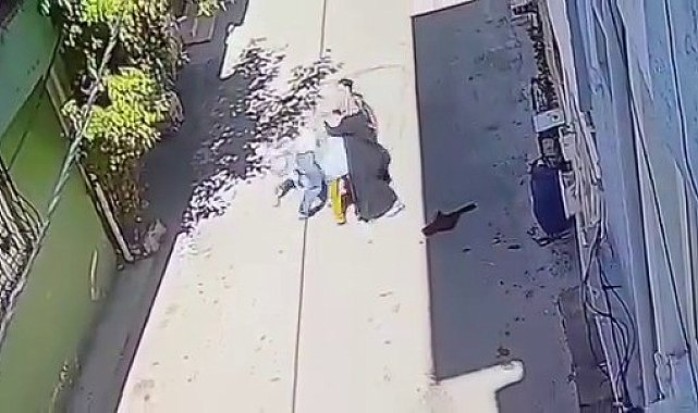 Bursa'da sokak ortasında dehşet... 3 kadın, kucağında çocuğu olan anneyi tekme tokat dövdü