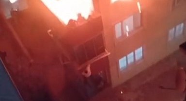 Bursa'daki yangın faciasında dehşete düşüren görüntüler