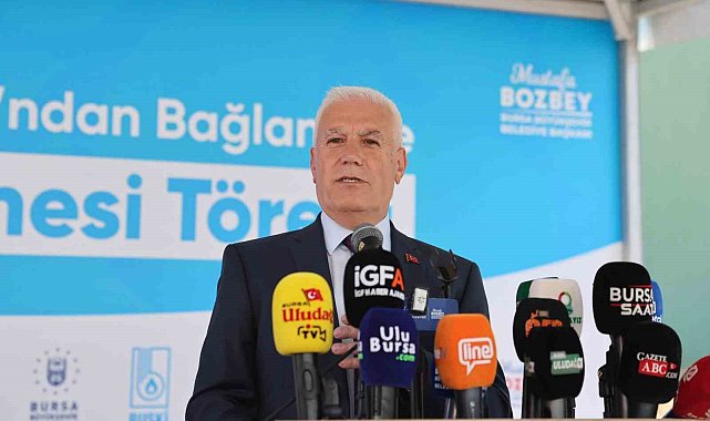 Bursa'ya can suyu olacak vana açıldı!