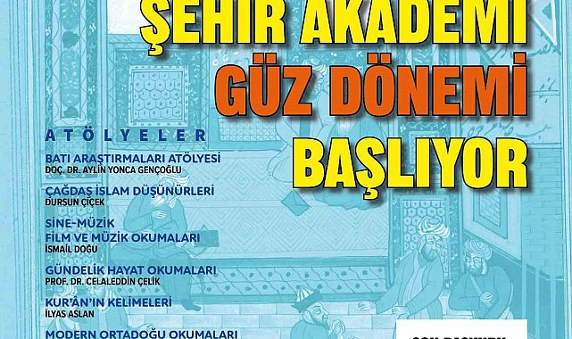 BÜSAM Şehir Akademi 2025 güz dönemi başlıyor