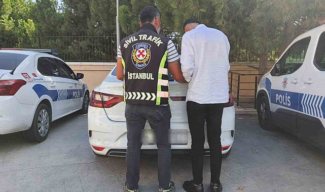 Büyükçekmece'de drift atan sürücüye 47 bin TL ceza kesildi