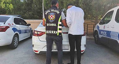 Büyükçekmece'de drift atan sürücüye 47 bin TL ceza kesildi