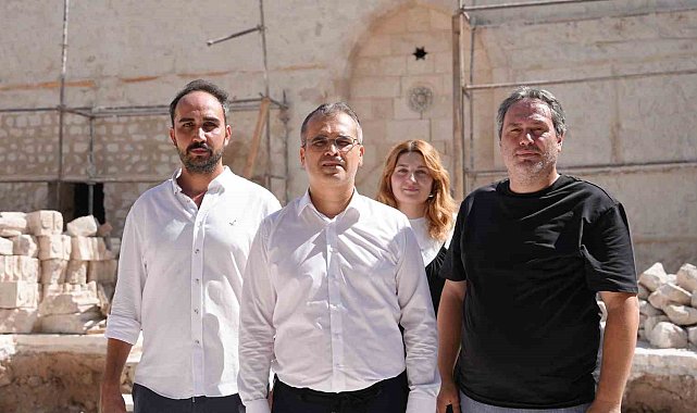 Büyükşehir, 6 şubat depremlerinden etkilenen tarihi Boğazkesen Camii'nin yaralarını sarıyor