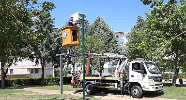 Büyükşehir'den parklara kameralı güvenlik ve ücretsiz internet