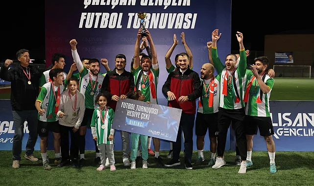 Çalışan Gençlik Futbol Turnuvası'nda dostluk kazandı