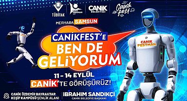CANİKFEST Yapay Zeka Yolculuğu'nda insansı robot "CANİKFESTMEN" görücüye çıkacak