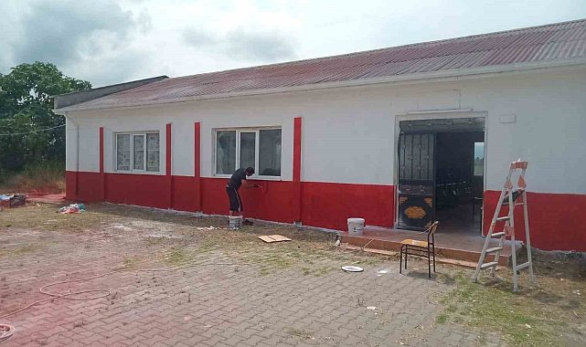 Çarşamba'da Ahubaba Ortaokulu yenilendi
