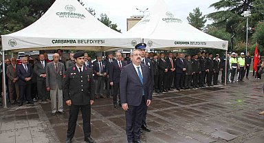 Çarşamba'da Gaziler Günü kutlaması