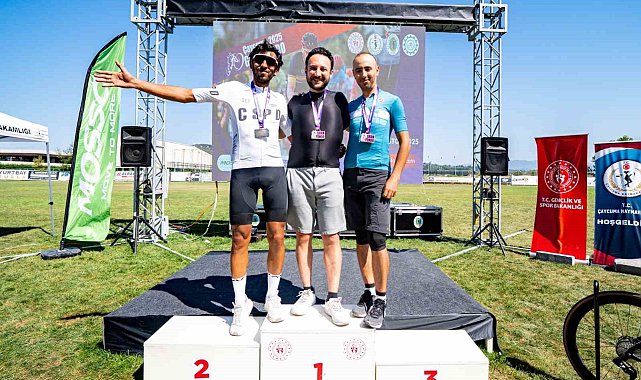 Çaycuma Granfondo'da Eskişehirli sporcu kürsüye çıktı