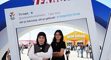 Çekiliş ile TEKNOFEST'e gittiler