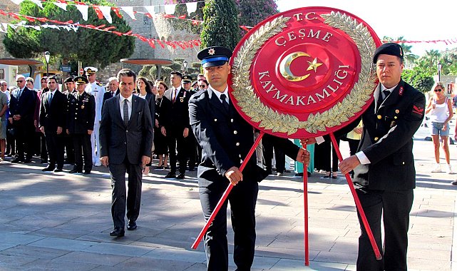 Çeşme'de "Gaziler Günü" törenle kutlandı
