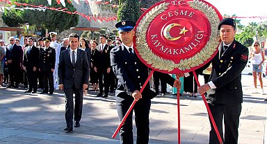 Çeşme'de "Gaziler Günü" törenle kutlandı