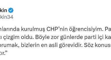CHP İstanbul İl Başkanlığı'na kayyum olarak atanan Gürsel Tekin'den ilk açıklama