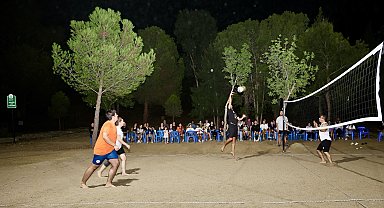 Çine'de sokak voleybolu turnuvası başladı