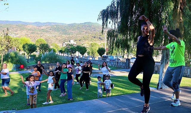 Çineli vatandaşlar güne zumba ile başladı