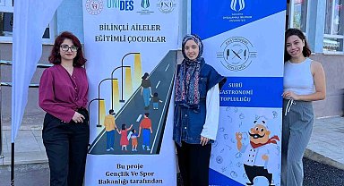 Çocukların eğitimi ve sağlığı için sahadaydılar