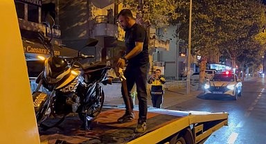 Çorlu'da abart egzozla gezen motosikletli alkollü çıktı