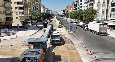 Çorum Belediyesi'nden şehir genelinde eş zamanlı asfalt atağı