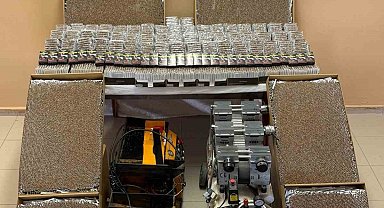 Çorum'da 56 bin 980 adet doldurulmuş makaron ele geçirdi: 2 gözaltı