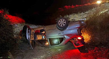 Çorum'da otomobil köprüden uçtu: 1'i ağır 2 yaralı