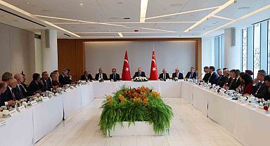 Cumhurbaşkanı Erdoğan, ABD İş Konseyi Başkanı Ulukaya ile görüştü