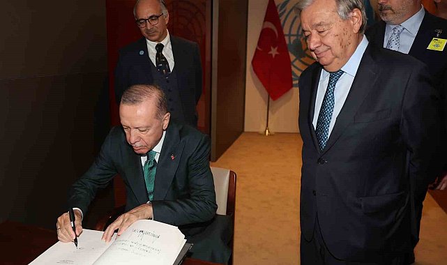 Cumhurbaşkanı Erdoğan, BM Genel Sekreteri Guterres ile görüştü