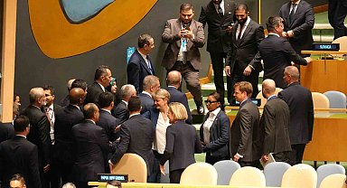 Cumhurbaşkanı Erdoğan, BM'de Suriye Devlet Başkanı eş-Şara ile sohbet etti