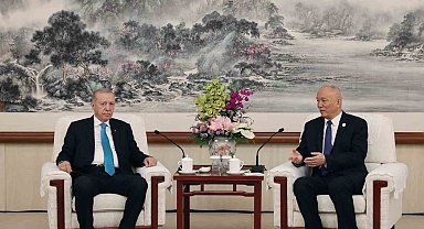 Cumhurbaşkanı Erdoğan, Çin Komünist Partisi Siyasi Büro Sekreteri Say Çi ile görüştü