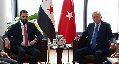 Cumhurbaşkanı Erdoğan, Suriye Devlet Başkanı eş-Şara ile bir araya geldi