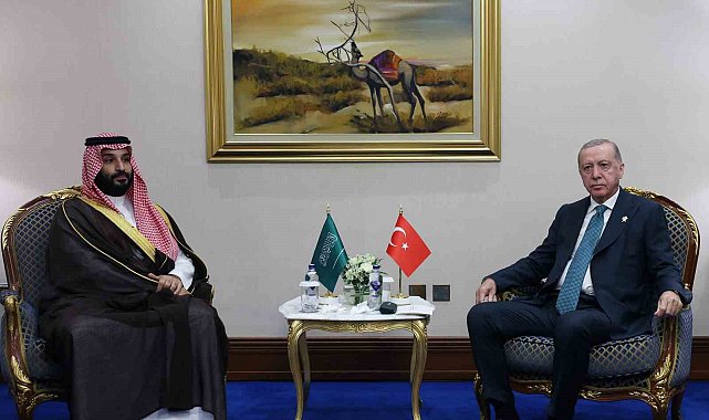 Cumhurbaşkanı Erdoğan, Suudi Arabistan Veliaht Prensi Selman ile görüştü