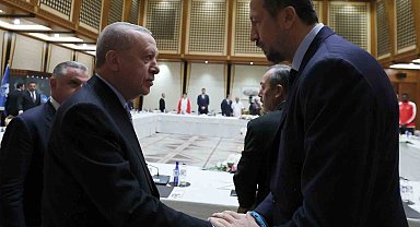 Cumhurbaşkanı Erdoğan, Türkiye A Milli Erkek Basketbol Takımını kabul etti