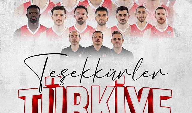 Cumhurbaşkanı Erdoğan'dan A Milli Erkek Basketbol Takımı'na tebrik