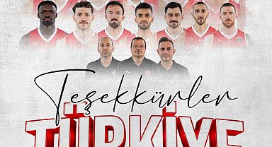 Cumhurbaşkanı Erdoğan'dan A Milli Erkek Basketbol Takımı'na tebrik