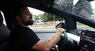 Cybertruck ile çay taşıdı, Karadeniz'de dağ tepe demeden gezdi