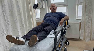 Darbedilen kadını kurtarmak isterken kendisi saldırıya uğradı