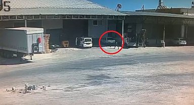 Demre Hali'ndeki patlamada güvenlik kamerasındaki detay olayın şiddetini gözler önüne serdi