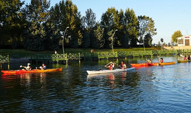 Denizi olmayan şehirde su sporları heyecanı
