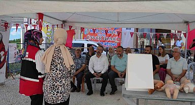 Denizli'de esnaf ve vatandaşlara ilk yardım ve Heimlich manevrası eğitimi verildi