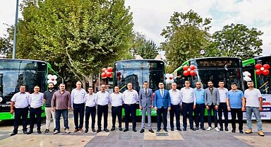 Denizli'de toplu ulaşım filosuna 30 yeni otobüs