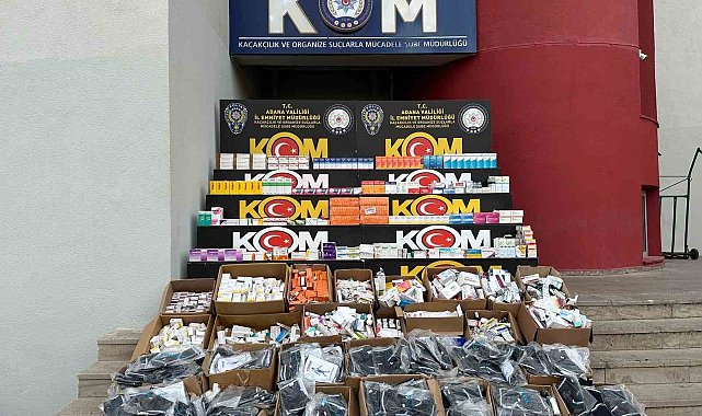Depoya çevrilmiş gizli bölmede 31 bin 98 ilaç, bin 538 tıbbı malzeme ele geçirildi: 2 gözaltı