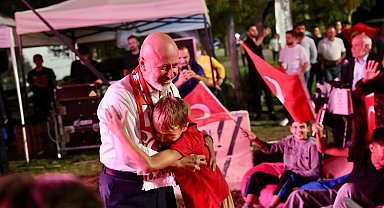 Dev ekranda milli maç heyecanı Kocasinan'da yaşandı
