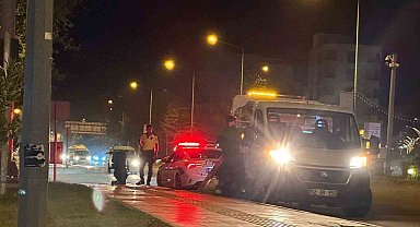 Direğe çarpan motosikletin sürücüsü ağır yaralandı