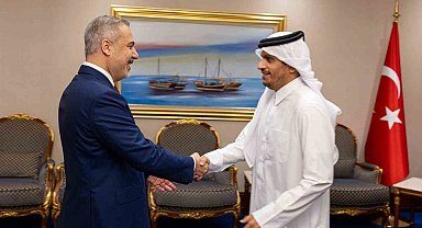 Dışişleri Bakanı Fidan, Katar Başbakanı Al-Thani ile görüştü