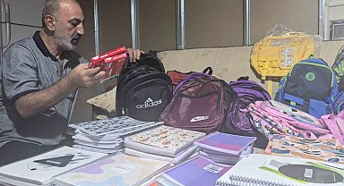 Diyarbakır'da hayırseverlerin desteğiyle öğrencilere kırtasiye malzemesi desteği