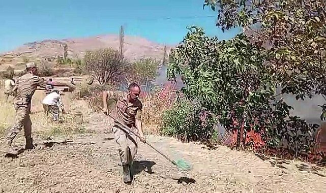 Diyarbakır'da korkutan yangın