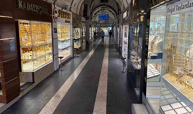 Diyarbakır'da kuyumcular çarşısında durgunluk