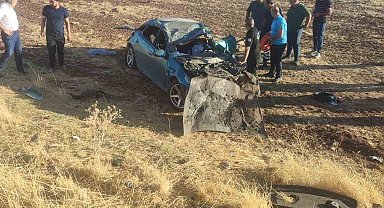 Diyarbakır'da otomobil şarampole devrildi: 1 ölü, 1 yaralı