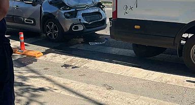 Diyarbakır'da trafik kazası: 1 yaralı