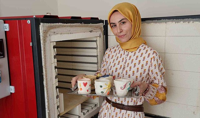 Diyarbakır'daki açığı fark eden girişimci kadın, seramik atölyesi kurdu