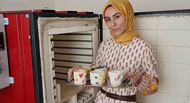 Diyarbakır'daki açığı fark eden girişimci kadın, seramik atölyesi kurdu